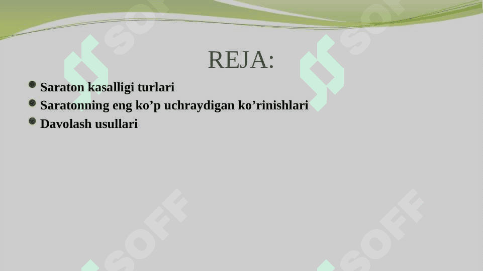 Oʼsmalarni paydo qiluvchi sabablar 2