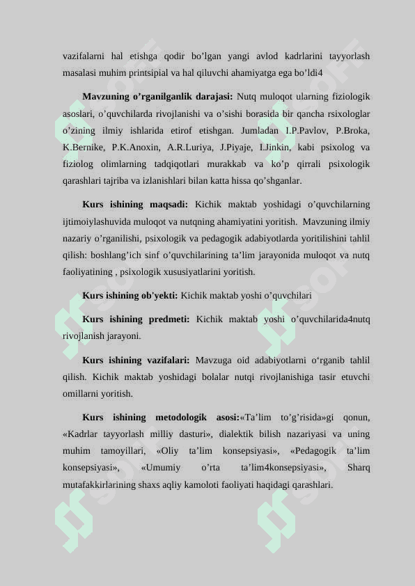 Kichik maktab yoshidagi o‘quvchilarning ijtimoiylashuvi omili sifatida nutqning rivojlanishi. 4
