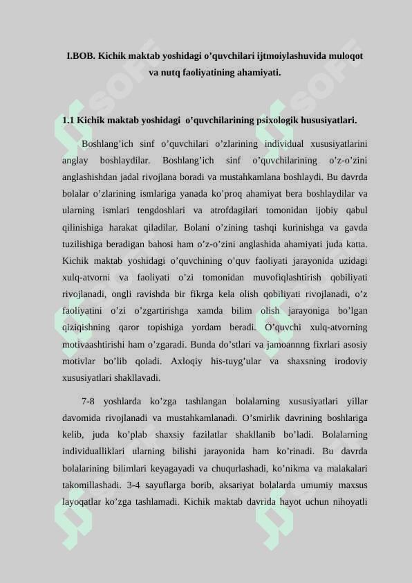 Kichik maktab yoshidagi o‘quvchilarning ijtimoiylashuvi omili sifatida nutqning rivojlanishi. 5