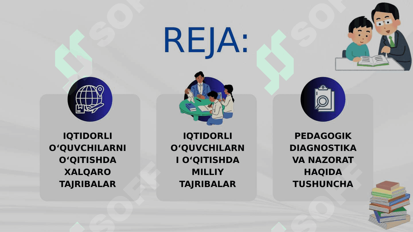 Iqtidorli o‘quvchilarni o‘qitish  (Education of gifted children) Pedagogik diognostika va nazorat, baholash. 2