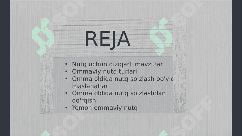 Omma oldia nutq so'zlashda taqdimotning o'rni 2