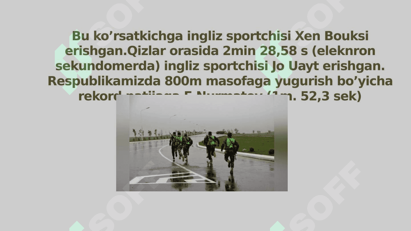KROSS YUGURISH TEXNIKA VA TAKTIKASINI O'RGATISH 3