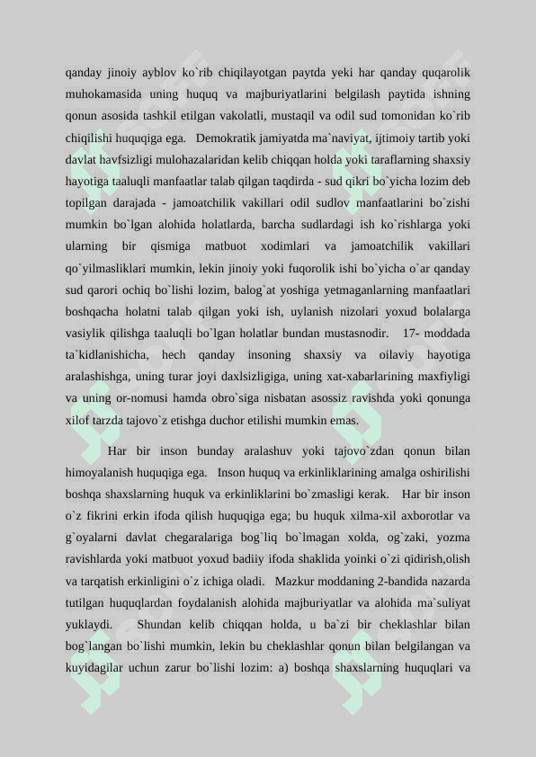 O’zbekiston respublikasida ommaviy axborot  vositalarining faoliyati 6