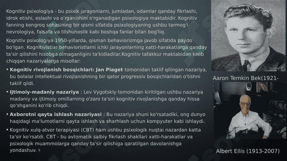 Psixologiya maktablari 7