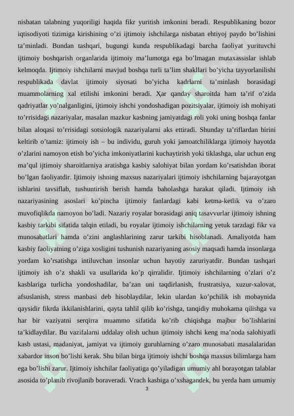 O’ZBEKISTON RESPUBLIKASIDA IJTIMOIY ISLOHOTLAR 3