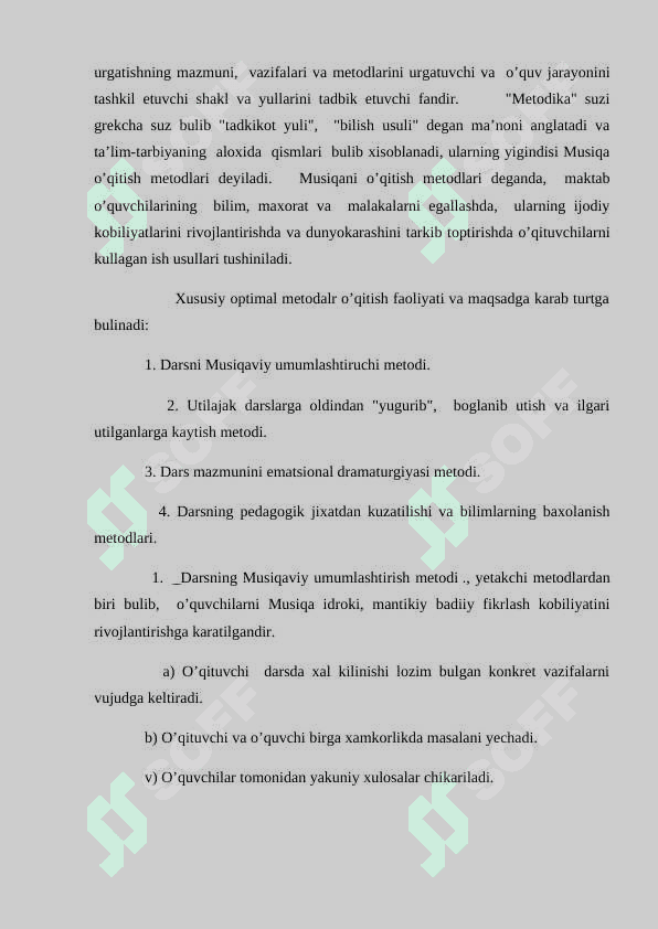 Musiqiy ta’limning  maqsad  vazifalari va mazmuni 3