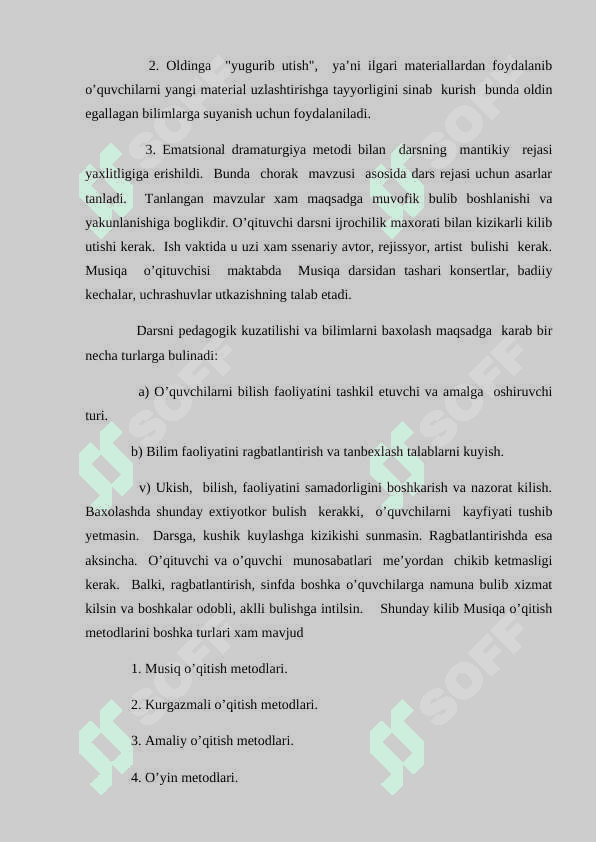 Musiqiy ta’limning  maqsad  vazifalari va mazmuni 4