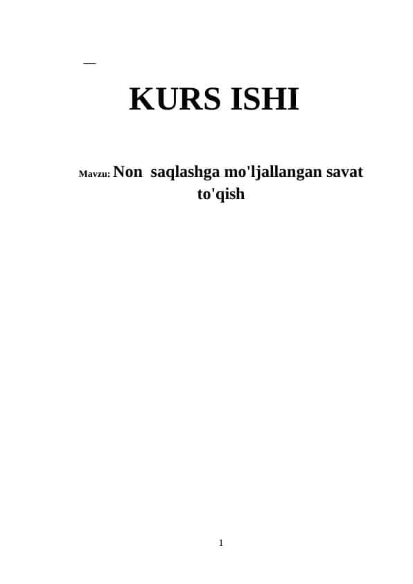 Non  saqlashga mo'ljallangan savat to'qish 1