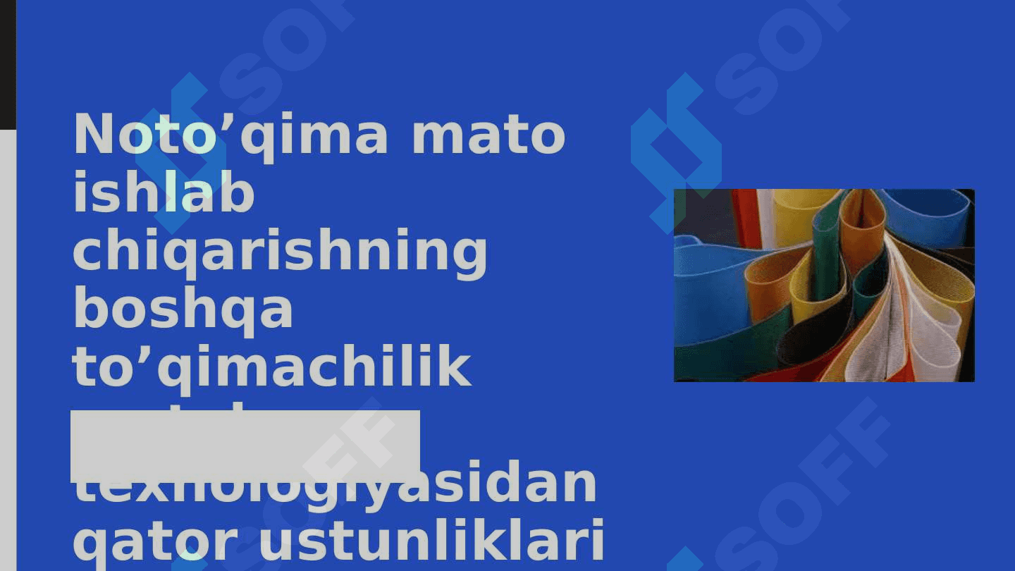 Notoqima mahsulotlarning assartimenti va ishlatilishi 4