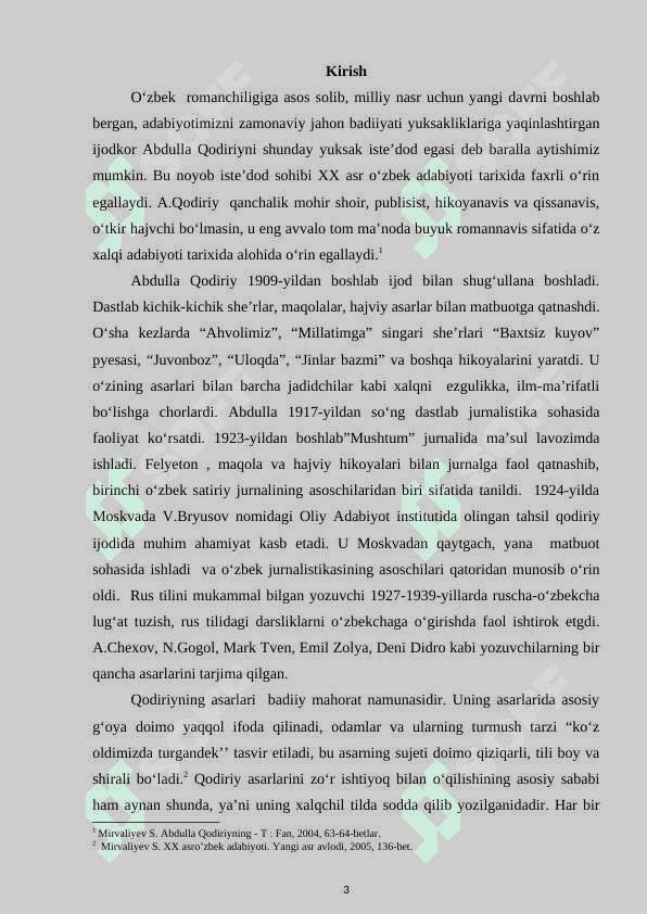 Abdulla Qodiriyning “Mehrobdan chayon” romanida milliy ruxning roli 3