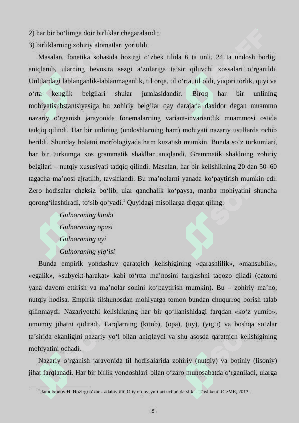 Til va nutq hodisasining lingvistik talqini 5