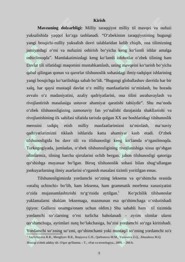 Yuklamalarning semantik xususiyatlari 3