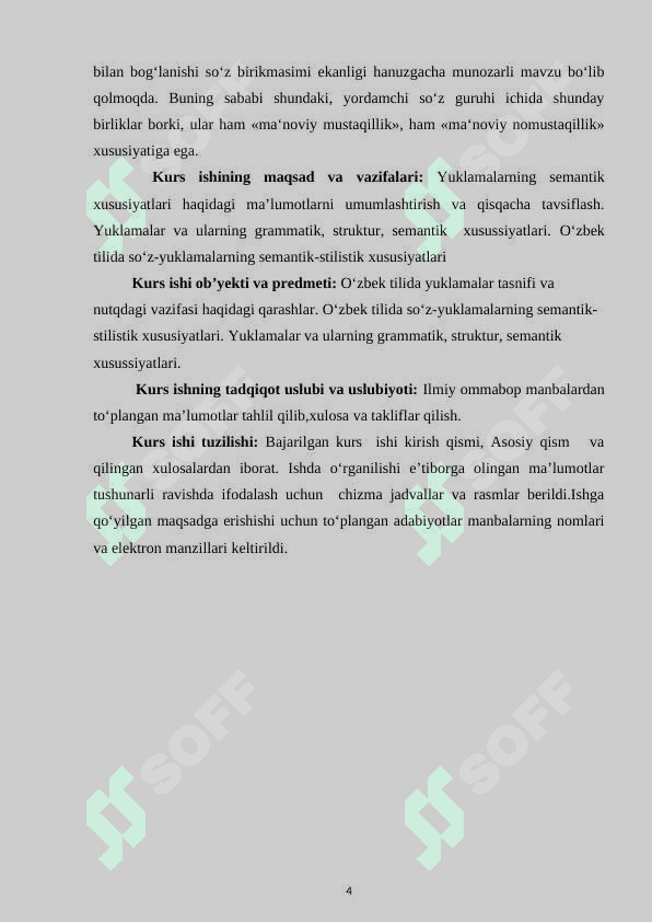 Yuklamalarning semantik xususiyatlari 4