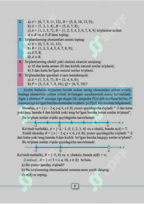 Matematika 10-sinf 6