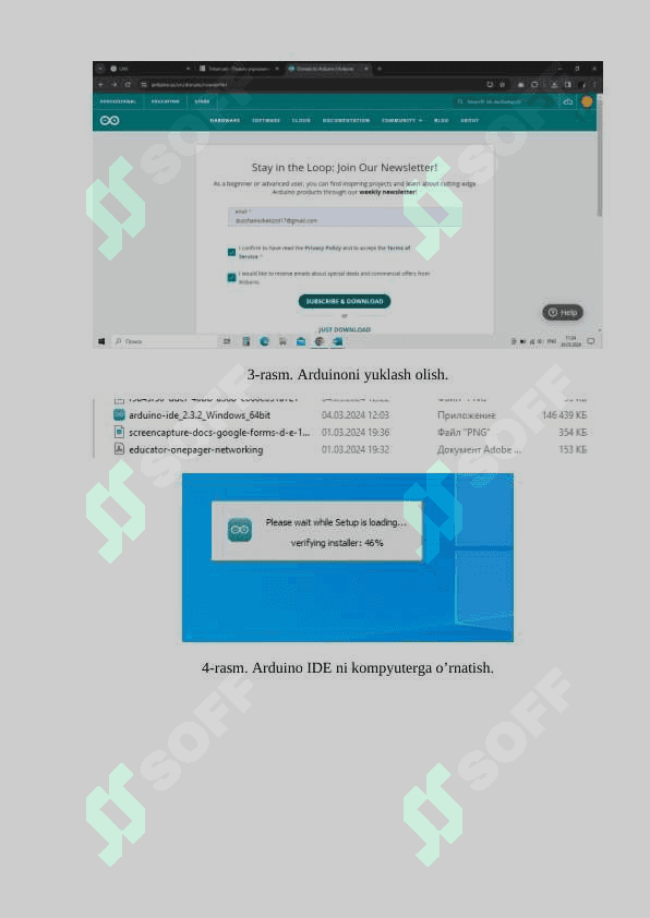 Arduino IDE muhiti o‘rnatish,  led lampa va tugmacha yordamida oddiy loyiha ishlab chiqish. 4