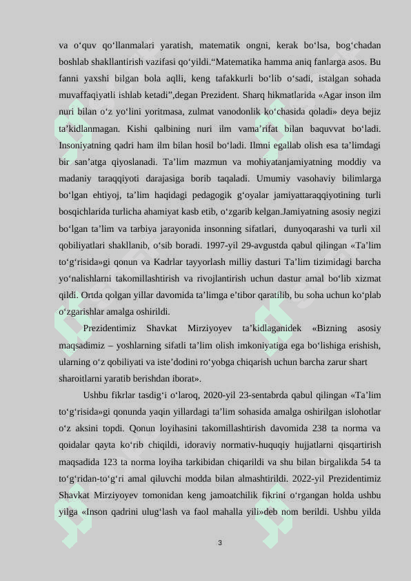 Funksiyaning ekstremum nuqtalari (2) 3