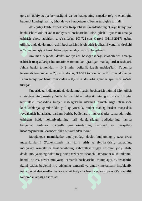 Davlat byudjeti  va  davlat   maqsadli  jamg'armalarini  tartibga solish mexanizmi 4