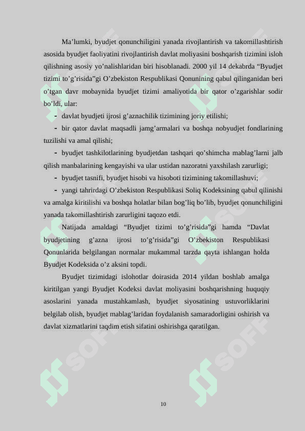Davlat byudjeti  va  davlat   maqsadli  jamg'armalarini  tartibga solish mexanizmi 6