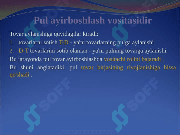 Pulning funksiyalari 4