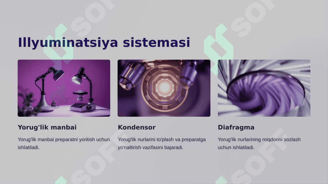 Mikraskopning tuzilishi va uning kattalashtirishi 7
