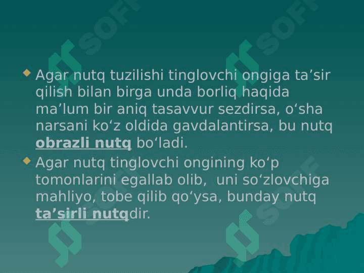Til va nutq munosabatlari . Nutqning komunikativ xususiyatlari. 7