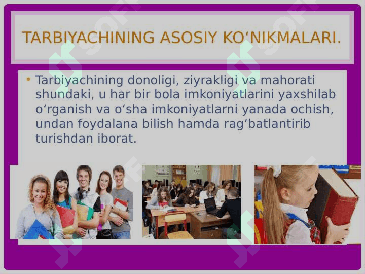 Tarbiya psixologiyasi 2