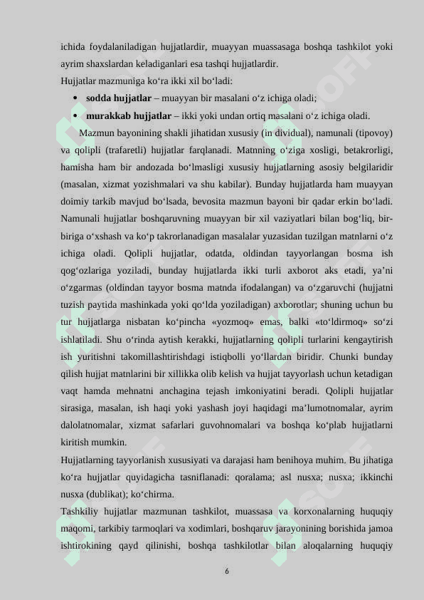 10 sinf ona tili darslarida o'quvchilarni ish qog'ozlari bilan ishlashga o'rgatish usullari 6