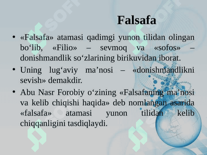 Falsafa va uning jamiyat hayotidagi roli 4