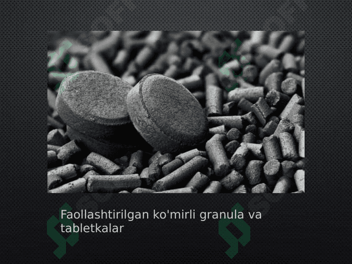 Organizm hayot faoliyatida
 adsorbsiya jarayoni 6