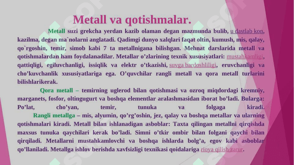 Turli xil va tabiiy materiallardan amaliy darslarni tashkil etish metodikasi. 6