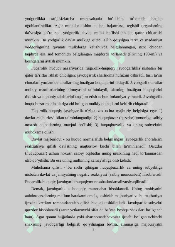Fuqarolik-huquqiy javobgarlik 3
