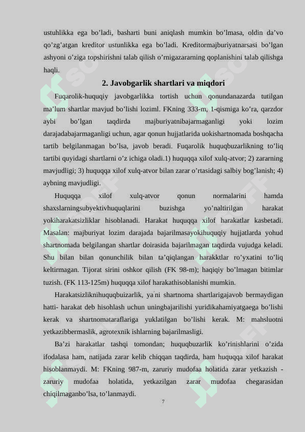 Fuqarolik-huquqiy javobgarlik 7