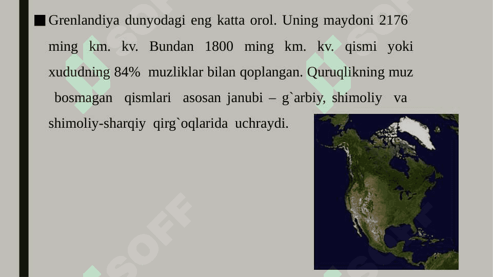 Shimoliy Amerika regional tabiiy geografik oʻlkalariga tavsif berish 3