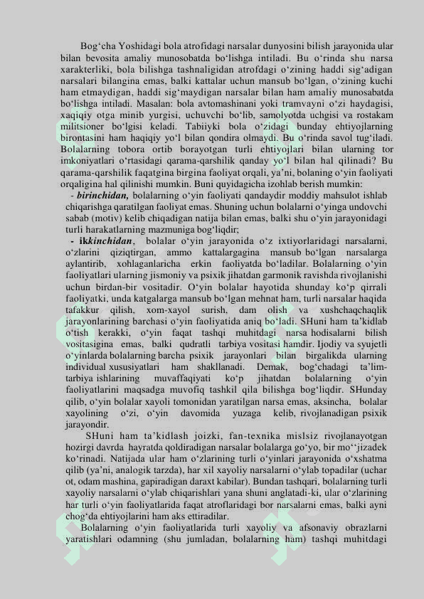 MAKTABGACHA YOSH DAVRIDA PSIXIK RIVOJLANISH XUSUSIYATLARI 7