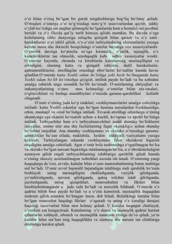 O‘SMIRLIK DAVRIDA PSIXIK RIVOJLANISH XUSUSIYATLARI 3