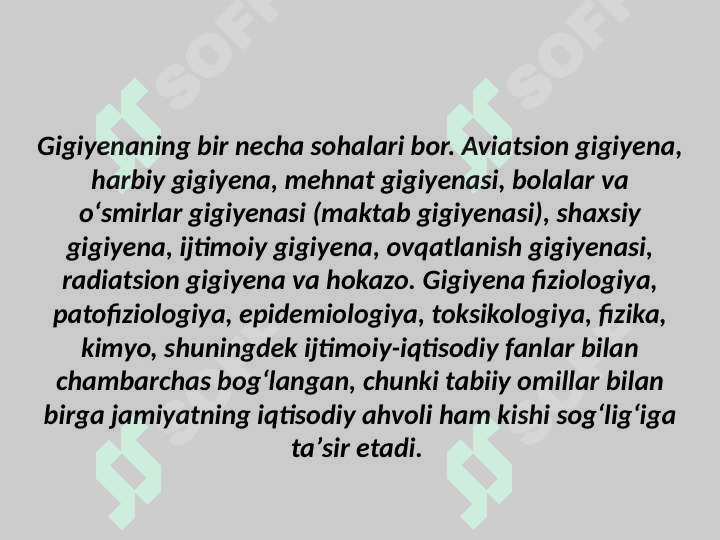 GIGIYENA RIVOJLANISHI TARIXI.GIGIYENANING QADIMGI DAVRDA SHAKLLANISHI.IX-XX ASRLARDAGI TARAQQIYOTI 4