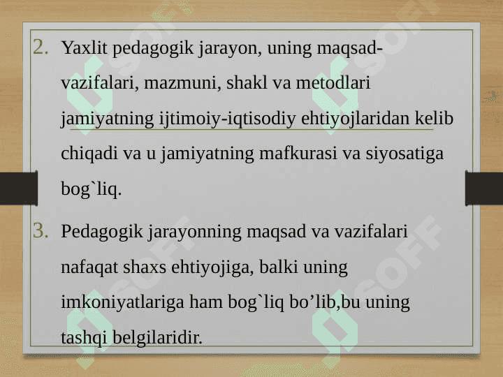 Yaxlit pedagogik jarayon 5