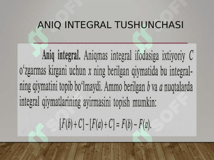Aniq integral 3