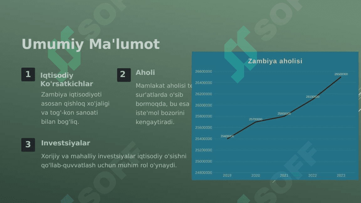 Zambiya statistikasi 2