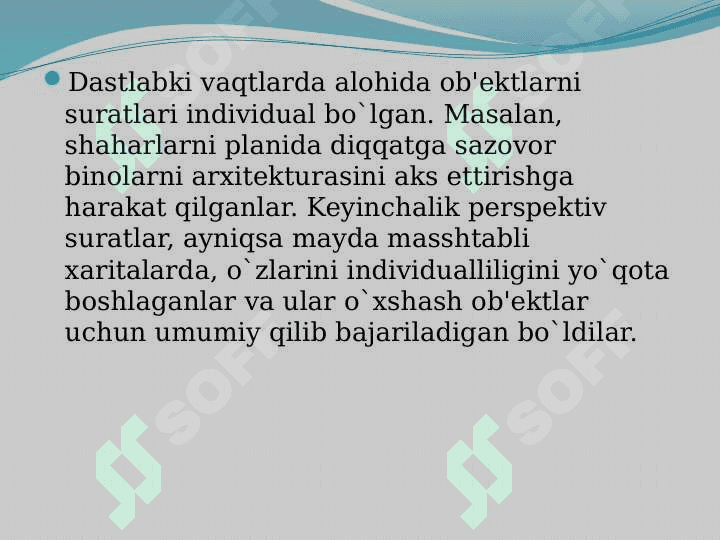 KARTOGRAFIK TA’SVIRLASH USULLARI 3