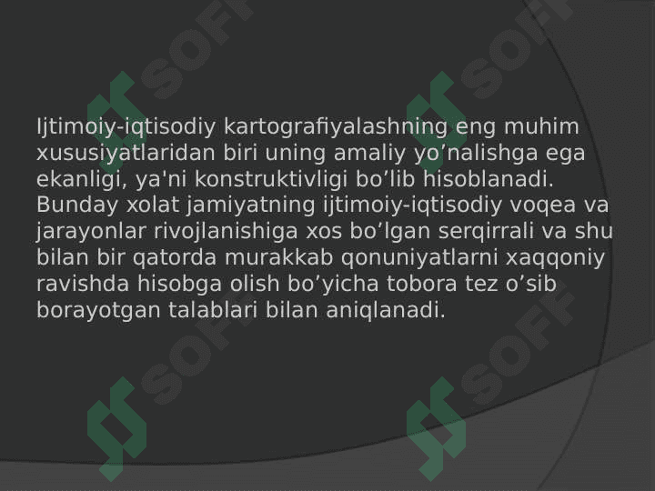 XALQ XO’JALIGI KOMPLEKS XARITALARINI TUZISH 5