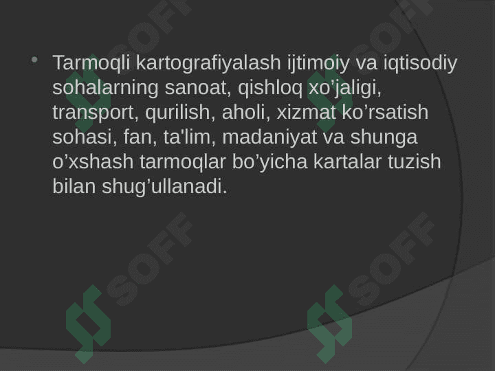 XALQ XO’JALIGI KOMPLEKS XARITALARINI TUZISH 6