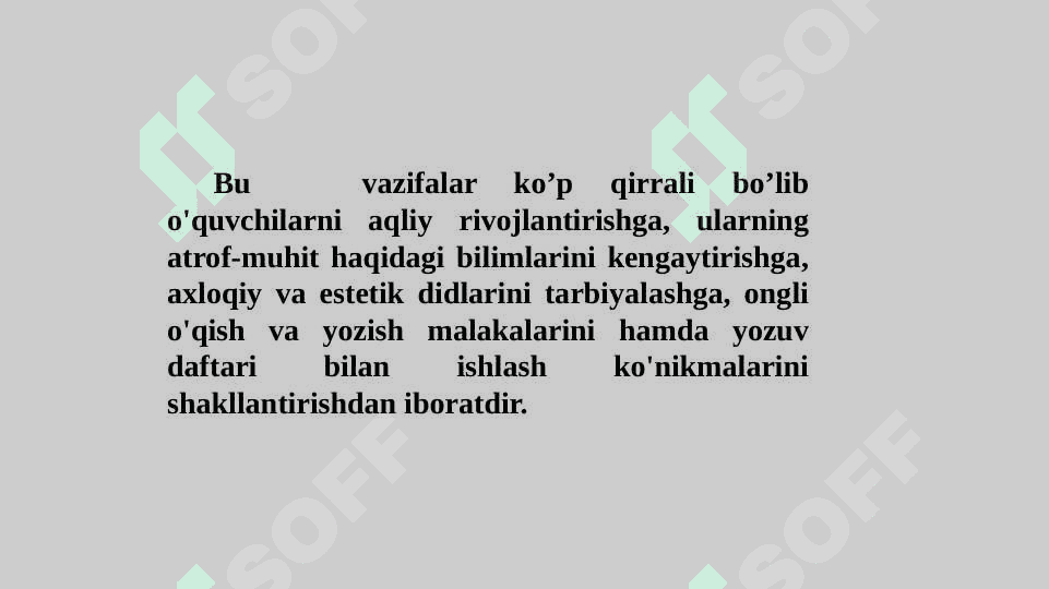 Husnixat va uni o’qitish metodikasi fanining maqsad va vazifalari 8