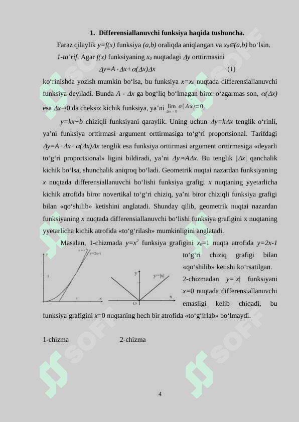 Funksiyaning yuqori tartibli differensiallariI 4