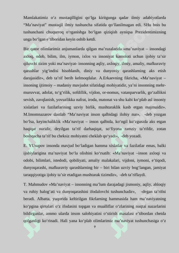 MILLIY MANAVIYAT 8