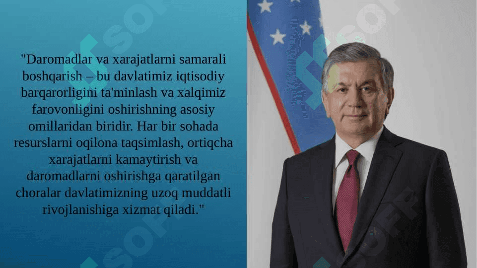 Daromadlari va xarajatlari, faoliyatini samarali boshqarish masalalari 4