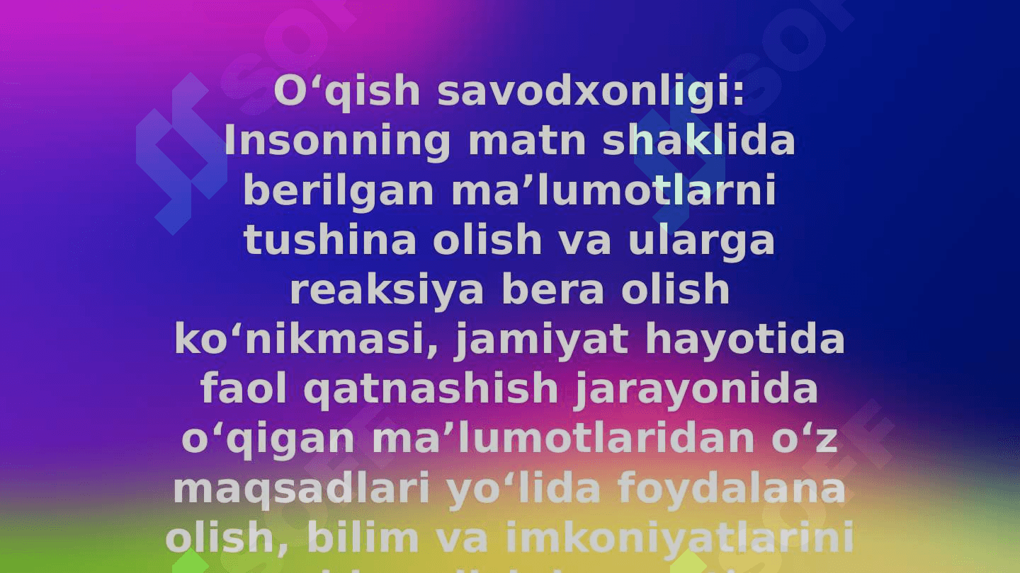 Xalqaro baholash dasturi 8