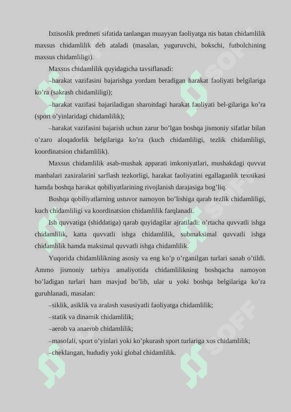chidamlilikni tarbiyalash kurs ishi 3