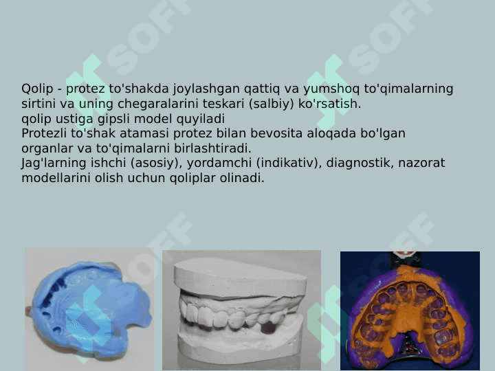 Qolip materiallari 2