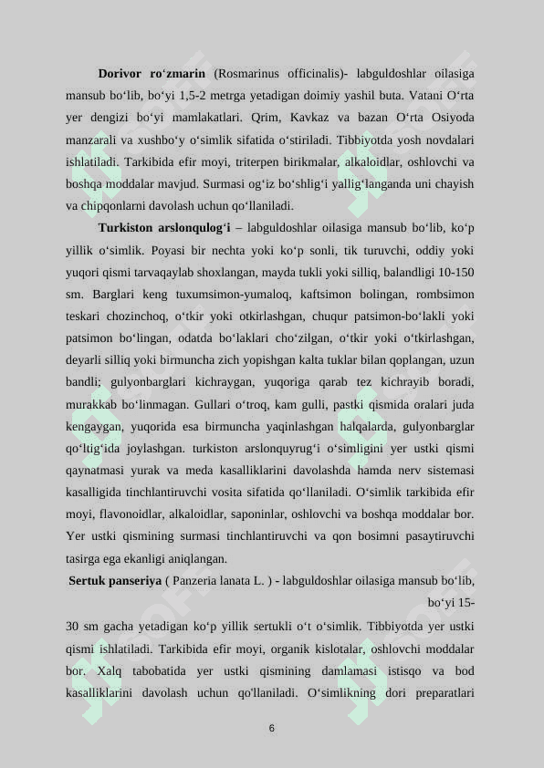 Floksdoshlar oilasi. Floksdoshlar oilasining turlari va analizi 7